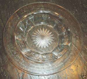 fine antique Heisey clear glass salad bowl  