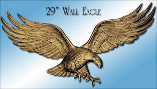 WHITEHALL 29 WALL EAGLE LARGE PLAQUE ANTIQUE BRASS 7_19455_00734_1 