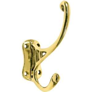  Solid Brass Plain Coat Hook.