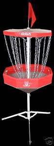 New DGA MACH LITE Portable Disc Golf Basket Red  