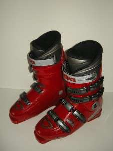 Mens Technica TI 6 Innotec Red Downhill Ski Boots Size 10.5 US / 28.5 