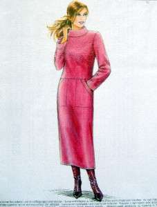 23052 Neue Mode Casual Dress Pattern sz 10 22 UNCUT    