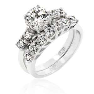   Wedding Rings   Sterling Silver Cubic Zirconia Wedding Rings Jewelry