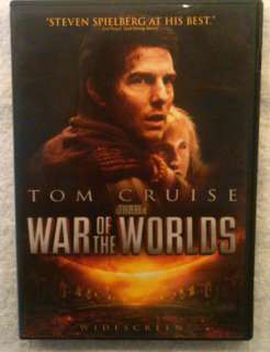 War of the Worlds DVDTOM CRUISE Steven Spielberg Film  