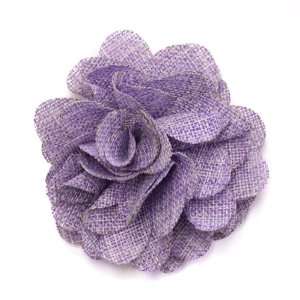   Orchid Linen Rose Fabric Flower Hair Clip & Pin Brooch F10015 Beauty