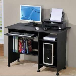    1 Piece Simple Style black color Computer Desk