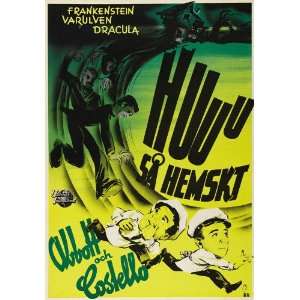 Bud Abbott Lou Costello Meet Frankenstein Movie Poster (27 x 40 Inches 