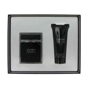 Calvin Klein Man Gift Set    1.7 oz Eau De Toilette Spray + 3.4 oz 