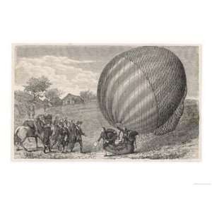  Ballooning Pioneers Charles and Robert Land at Nesles 