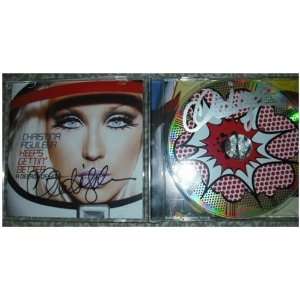 Christina Aguilera Autographed/Hand Signed Cd Keeps Gettin Better