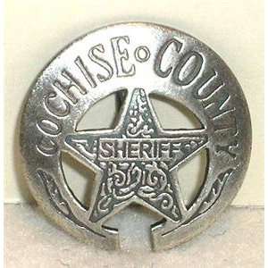  Cochise County Arizona Sheriff Copper West Police Badge 