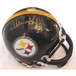 Donnie Shell Autographed/Hand Signed Pittsburgh Steelers Football Mini 