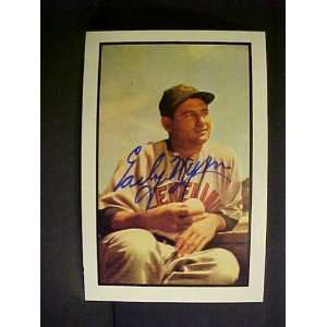 Early Wynn Cleveland Indians #146 1953 Bowman Color Reprint Signed 