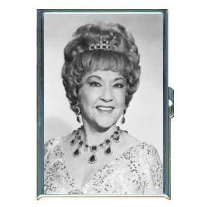 Ethel Merman Portrait in Crown ID Holder, Cigarette Case or Wallet 