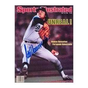 Fernando Valenzuela Autographed/Hand Signed Sports Illustrated 