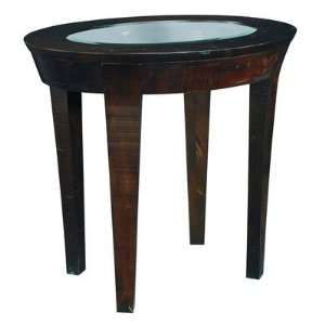  Hammary Urban Flair Oval End Table in Umber