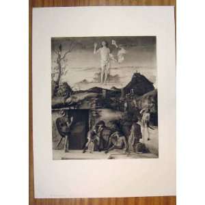 Giovanni Bellini Painting Fine Art Antique Print C1901