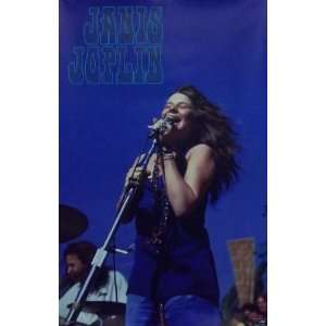Janis Joplin 23x35 Blue Sky Poster 1998