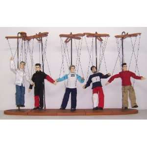  NSYNC COLLECTIBLE (5) MARIONETTE DOLLS w/STANDS 2001 