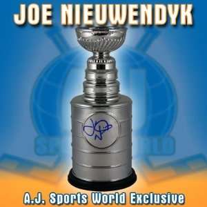JOE NIEUWENDYK Signed 6in STANLEY CUP   Sports Memorabilia