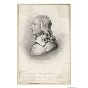  John Milton English Poet and Puritan in Middle Age in the 