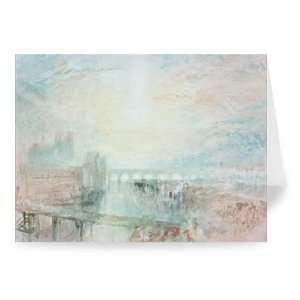  View of Lyons (w/c on paper) by Joseph   Greeting Card 