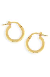 Charles Garnier 18 Karat Gold Small Hoop Earrings  