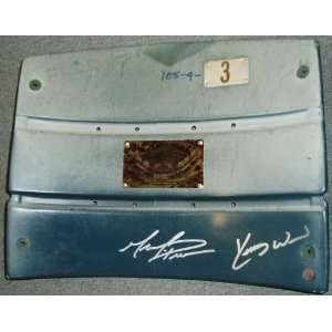  Mark Prior & Kerry Wood Signed Wrigley Field Actual 