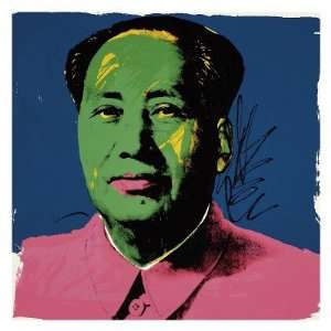  Mao, c.1972 (Green) Giclee Poster Print by Andy Warhol 