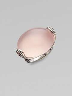 John Hardy   Rose Quartz & Pink Tourmaline Sterling Silver Ring