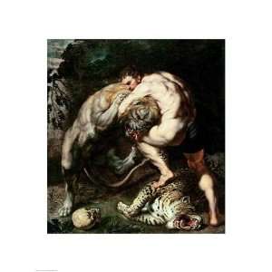  Peter Paul Reubens   Hercules Fighting The Nemean Lion 
