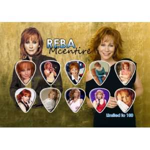 Reba McEntire Guitar Pick Display Limited 100 Only
