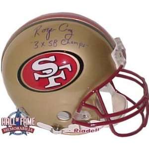 Roger Craig Autographed/Hand Signed 49ers Full Size Pro Helmet with 3X 