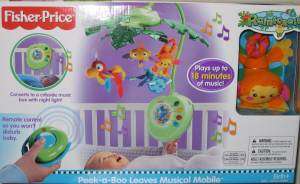 Fisher Price Rainforest Peek a Boo Leaves Music Mobile  