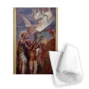 Study for St. Philip Baptising the Eunuch of   Tea Towel 100% Cotton 