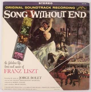 FRANZ LISZT SONG WITHOUT END   1960 LP Soundtrack NM  