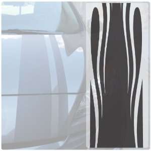    Racing Stripes (Fire and Water Graphic )   White Automotive