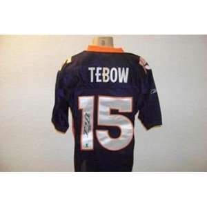  Tim Tebow Signed Authentic Broncos Jersey Tebow COA 