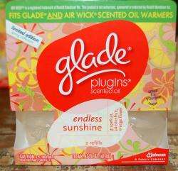 Glade PlugIns Scented Oil Refills, Endless Sunshine, Limited Edition 
