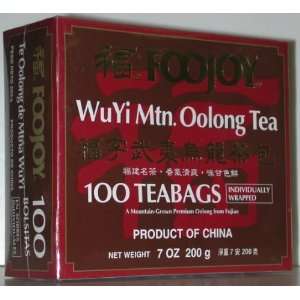 Wu Yi Mountain Oolong Tea   100 Tea Bags net weight 7 Oz 200G