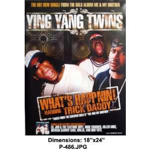  YING YANG TWINS What happenin 18x24 Poster Everything 