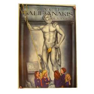 Zach Galifianakis Fillmore Poster Greek God Sculpture