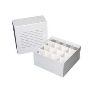   Freezer Box with 16 Cell Divider, 5 3/4 Length x 5 3/4 Width x 4 3/4