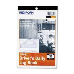 Drivers Daily Log Duplicate Book w/Carbon   5 1/2 x 7 7/8 