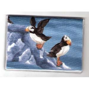   Card Gift Card Drivers License Holder Puffin Colony 