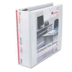    Universal D Ring Economy Vinyl View Binder: Office Products