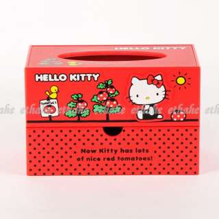 Hello Kitty Wooden Trinket Box Organizer Storage E1GKAO  