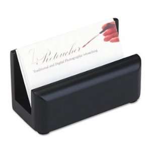 Rolodex 62522   Wood Tones Business Card Holder, Capacity 50 2 1/4 x 4 