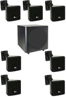   MINI CUBE SPEAKERS 7.1 HOME THEATER 7 MATCHED SPEAKERS & 8 SUB  