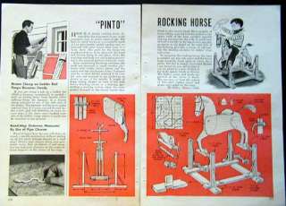 Rocking Horse PLANS No Springs Easy to build Project  
